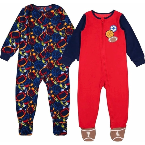 TOASTY warm for winter chill Set of 2, Kids Headquarters, toddler boy pajamas - Picture 1 of 8